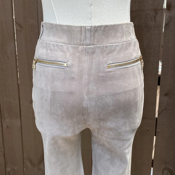 J Brand 100% Lamb Leather suede Moto style skinny pants - Picture 8 of 16